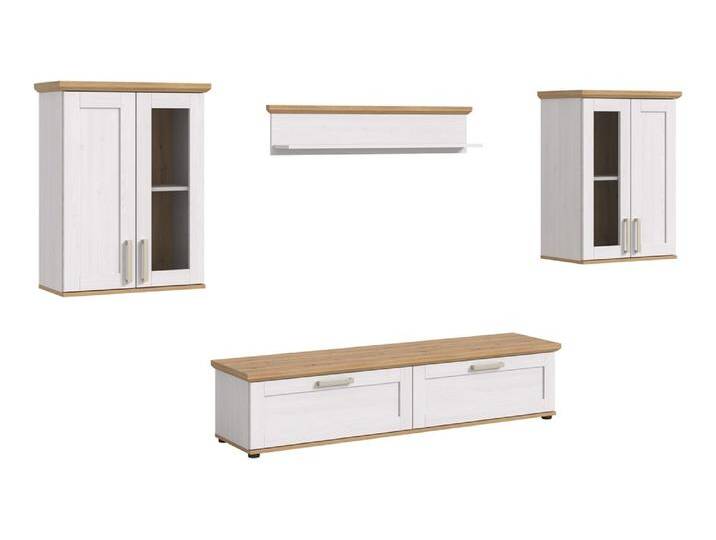 Wohnwand Wohnkombination Verona 5 , 4-teilig , Sibiu Lärche von fh furnhaus