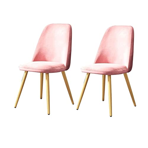 fhda Esszimmerstühle 2er Set Moderne Wohnzimmer Akzentstühle Samt Gepolsterter Bequemer Seitenstuhl für Küche Freizeit Gepolsterte Stühle von fhda