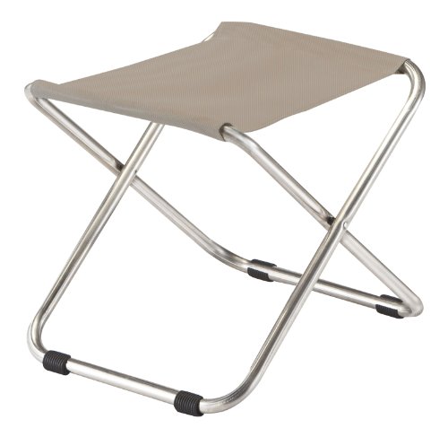 fiam Chico Hocker. Aluminiumrahmen, Texilsitz in Taupe Farbe 028TXTA von fiam