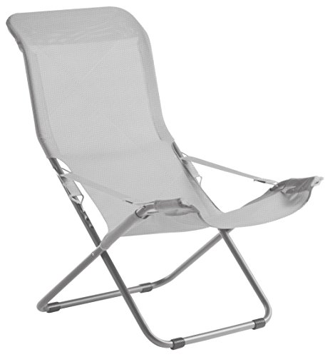 fiam Liege Fiesta Aluminium und textilene cod. 027TX BIGR Weiß/Grau von fiam