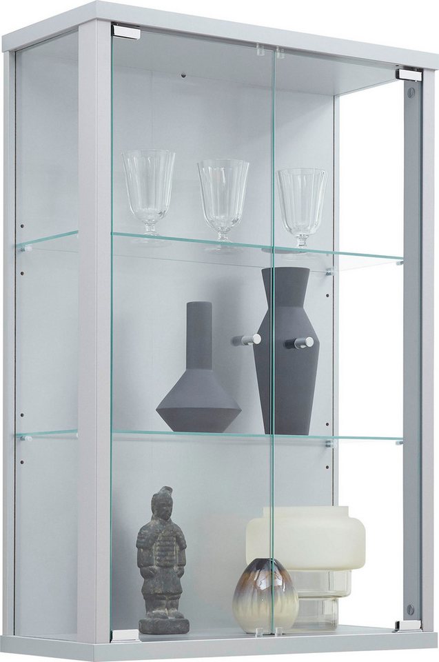 fif möbel Vitrine OPTIMA Hängevitrine/Glasvitrine 2x Glastür,perfekt für Sammler,Sammlervitrine von fif möbel