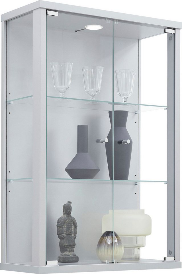 fif möbel Vitrine OPTIMA Hängevitrine/Glasvitrine 2x Glastür,perfekt für Sammler,Sammlervitrine von fif möbel