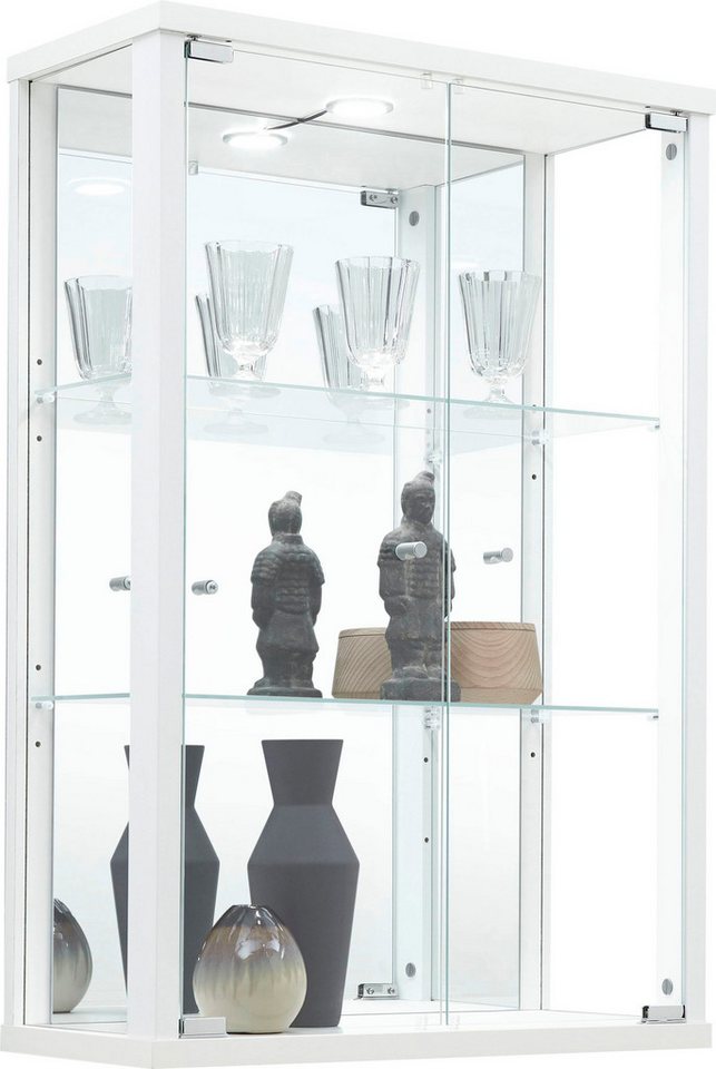 fif möbel Vitrine OPTIMA Hängevitrine/Glasvitrine 2x Glastür,perfekt für Sammler,Sammlervitrine von fif möbel