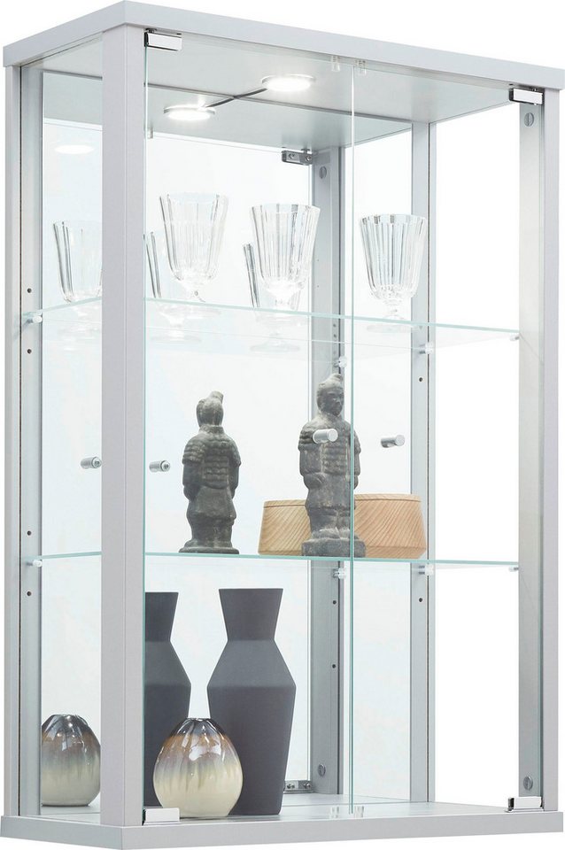 fif möbel Vitrine OPTIMA Hängevitrine/Glasvitrine 2x Glastür,perfekt für Sammler,Sammlervitrine von fif möbel