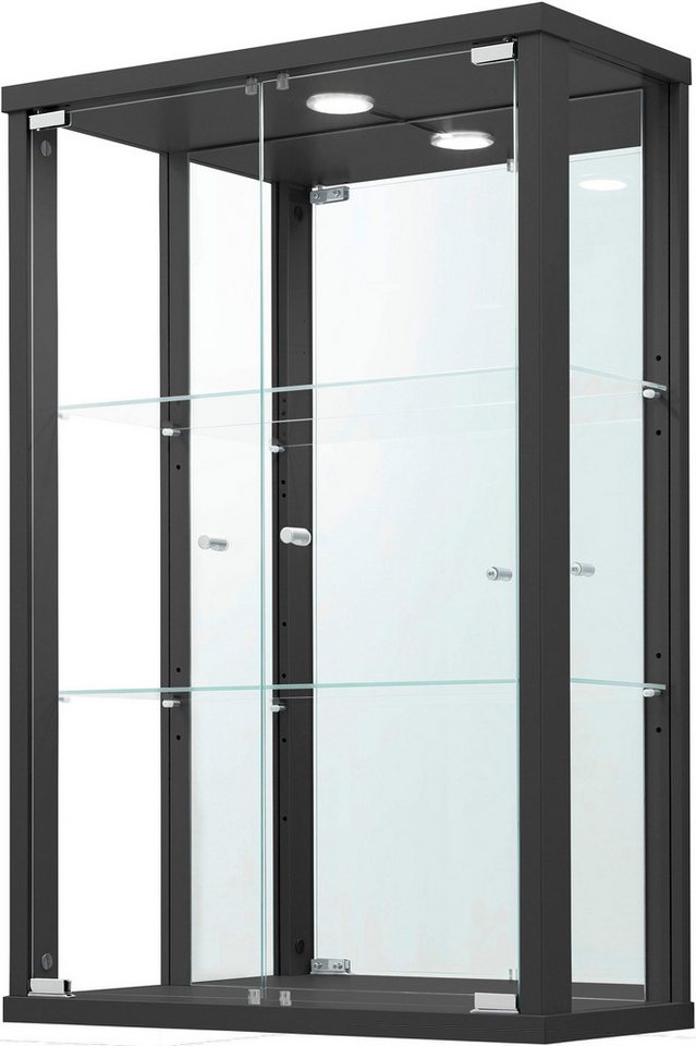 fif möbel Vitrine OPTIMA Hängevitrine/Glasvitrine 2x Glastür,perfekt für Sammler,Sammlervitrine von fif möbel