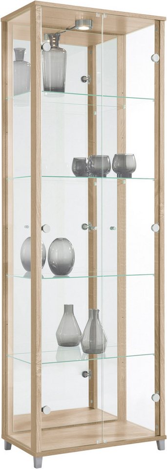 fif möbel Vitrine OPTIMA Standvitrine, Vitrinenschrank, Glasvitrine, Sammlervitrine, LED von fif möbel
