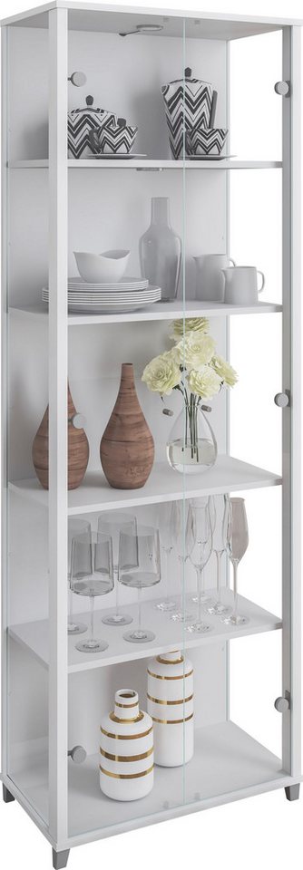 fif möbel Vitrine OPTIMA Standvitrine, Vitrinenschrank, Glasvitrine, Sammlervitrine von fif möbel