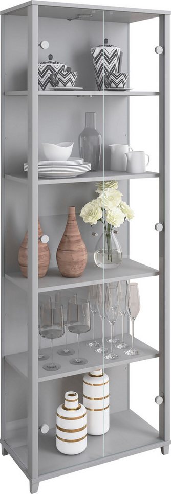 fif möbel Vitrine OPTIMA Standvitrine, Vitrinenschrank, Glasvitrine, Sammlervitrine von fif möbel