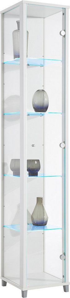 fif möbel Vitrine OPTIMA Standvitrine/Glasvitrine 1x Glastür,perfekt für Sammler,Sammlervitrine von fif möbel