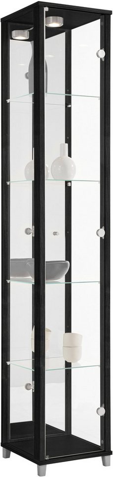 fif möbel Vitrine OPTIMA Standvitrine/Glasvitrine 1x Glastür,perfekt für Sammler,Sammlervitrine von fif möbel