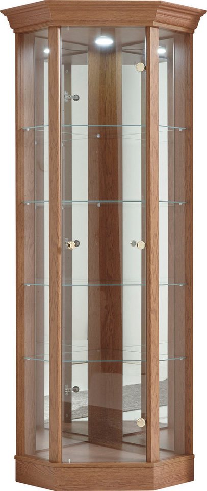 fif möbel Vitrine TRIO Eckvitrine/Glasvitrine 1x Glastür, perfekt für Sammler, Sammlervitrine von fif möbel