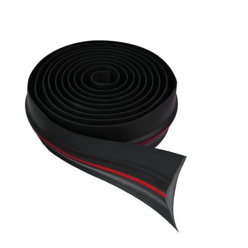 FIFIBANG 4.8M Garagentor Schweller Schwellendichtung, Gummidichtung Boden, Gummischwelle Wetterfest (Rot) von fifibang