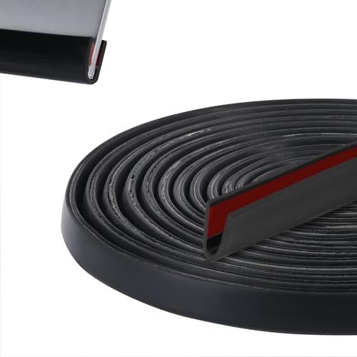 FIFIBANG Auto TüRdichtung 1.5mm* 3M,Kantenschutz Gummi Gummidichtung,Kantenschutz Blech Kantenschutzprofil，Türdichtung Gummidichtung Selbstklebend für Autotüren Türen Fenster（1.5mm* 3M） von fifibang