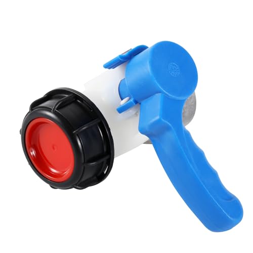FIFIBANG IBC Wassertankadapter, IBC Adapter IBC Tank Zubehör, IBC Absperrhahn Auslaufhahn Klappenhahn für IBC Behälter(DN40 /62 mm) von fifibang