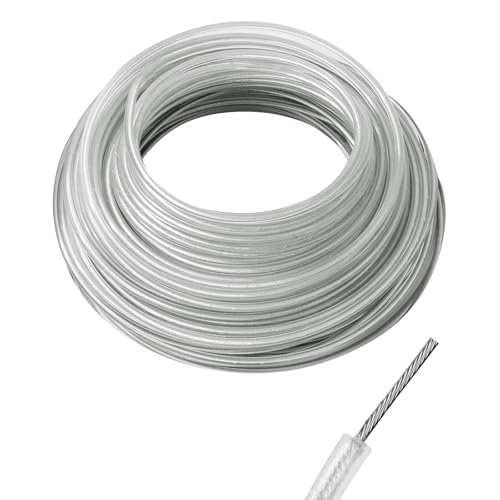 FIFIBANG Metall Mähfaden Trimmerfaden, 2.4mm×30M Stahl Mähfaden Faden Fäden, Rasentrimmerfaden Trimmerfaden für Motorsense Rasentrimmer（2.4mm×30M） von fifibang