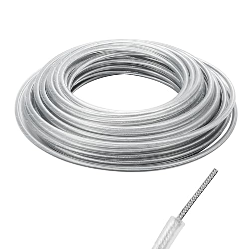 FIFIBANG Trimmerfaden Mähfaden, 2.4mm×50M Stahl Mähfaden Faden Fäden, Rasentrimmerfaden Trimmerfaden für für Garten Rasentrimmer（2.4mm×50M） von fifibang