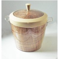 1960Er Tiki Plastik Mid-Mod Eiskübel von fifisfinds