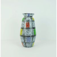 Bay Keramik Mid Century Vase Dekor Teheran Bodo Mans Modell-Nr. 608-30 Frühe 60Er Jahre von fiftieshomestyle