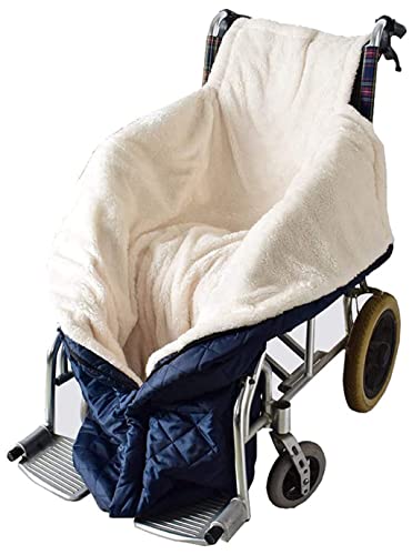fikujap Rollstuhldecke Beindecke, Fußsack Rollstuhl Erwachsene, Schlupfsack Fleece-Gefütterte wasserdichte Und Komfortable Schlupfsack Rollstuhl Sack Für Die Meisten Rollstuhl von fikujap
