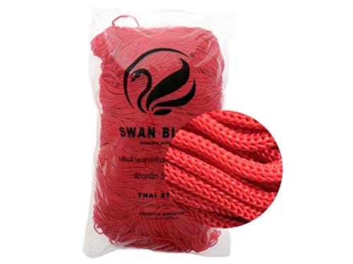 Swan Italian Kordel, 500 g und Sortiment, Zubehör für Taschen (Rot - 09) von filati italiani