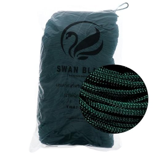 filati italiani Swan Black, 500 g und Sortiment Zubehör für Taschen (Petrol) von filati italiani