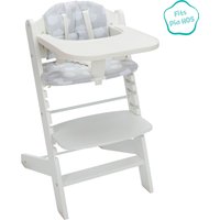 Fillikid Kinder-Sitzauflage "Wolke grau" für Hochstuhl Pia von fillikid