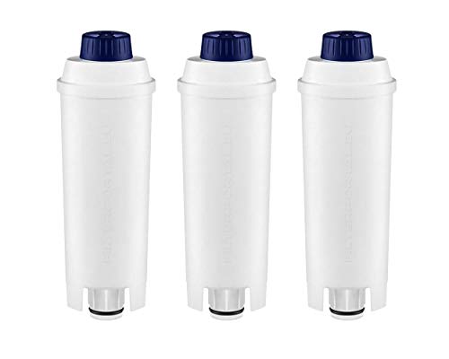3-pack Wasserfilter kompatibel mit DeLonghi DLS C002 Kaffeemaschinen Filterpatronen, DLSC002, SER 3017, Magnifica, Caffe, Cappuccino, ECAM, ESAM, ETAM, BCO, EC von filterportal