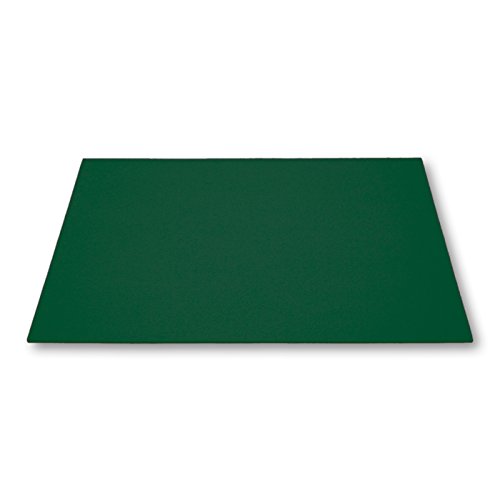 Tischset aus Filz abschwaschbar und hitzebeständig aus 100% Wollfilz eckig, Platzset Filz, Untersetzer Teller, Tischuntersetzer, Platzdecken abwaschbar, 46 x 34 cm 3 mm dick in dunkelgrün von filzbrand