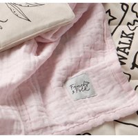 Musselin Decke - Babydecke Bio Zertifiziert Pastell Rosa Baby Mädchen Geschenk Shower Hohe Qualität Erbstück Musselin Decke - Babydecke Bio Zertifiziert Pastell Rosa Baby Mädchen Geschenk Shower Hohe Qualität Erbstück von finchandfolk