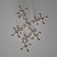 Mid Century Vintage Wmf Messerbänkchen Metall Versilbert von findbeautiful