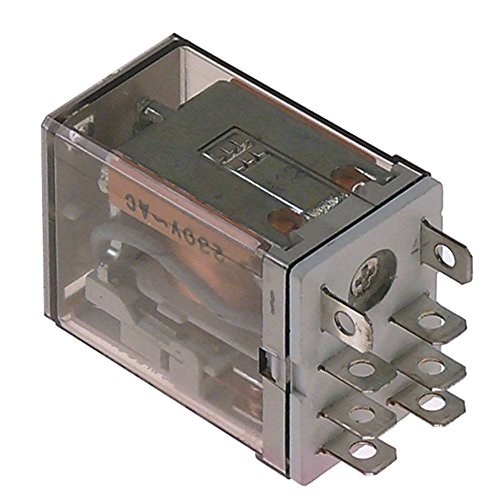 FINDER 56.32.8.230.0040 Leistungsrelais für Electrolux Anschluss F4,8 2-polig Befestigung Steckanschluss 2CO Rastermaß 10mm 12A von finder