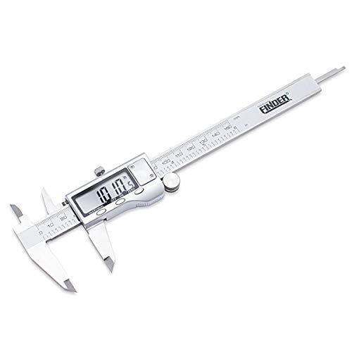 FINDER LJ191436S Electronic Digital Vernier Caliper 150mm/0-6 Inches Measuring Tools von Finder