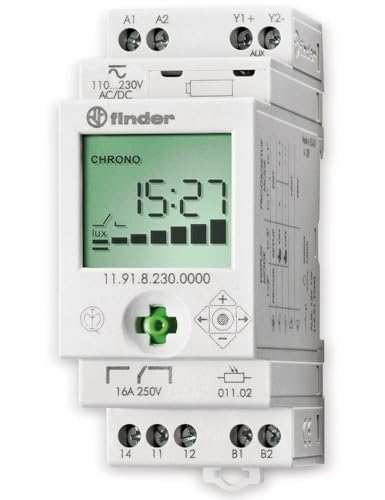 Finder 11.91.8.230.0000 Dämmerungsschalter Lichtsensor Tages-Zeitschaltuhr von finder