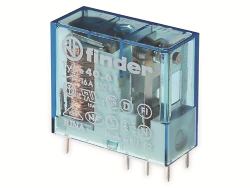 Finder Serie 40 – RELE Mini Schläuche 5 mm conmutado AgSno2 24 VDC Finder Serie 40 – RELE Mini Schläuche 5 mm conmutado AgSno2 24 VDC von FINDER