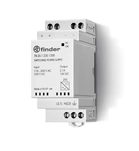 Finder 78.25.1.230.1200 Hutschienen-Netzteil (DIN-Rail) 12 V/DC 2.1A 25W Inhalt 1St. von finder