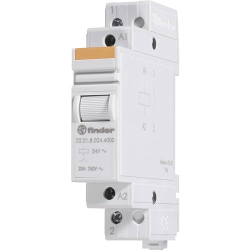 finder 4000-FINDER 8.230.4000-1 22.23.8.230.4000 Industrierelais Nennspannung: 230 V/AC Schaltstrom (max.): 20A 1 Schließer, serie 22 von finder