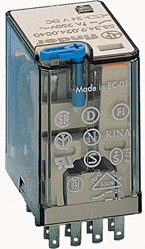 Finder Serie 55 - Rele 12 VDC 4 LED Kontakte + Diode + AGN+ Anzeige Finder Serie 55 - Rele 12 VDC 4 LED Kontakte + Diode + AGN+ Anzeige von finder