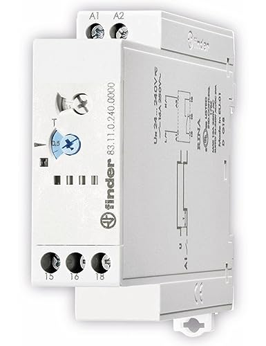 Finder Serie 83 – RELE Delay Timer Modular Verbindung 240 VAC/DC von finder