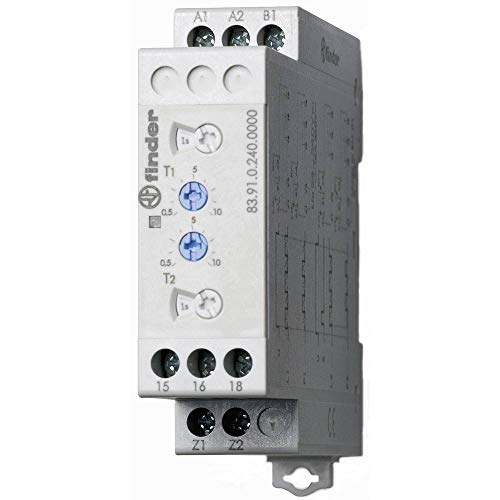 Finder Serie 83 – RELE Timer Modular ASIMETRICO 240 VAC/DC von finder