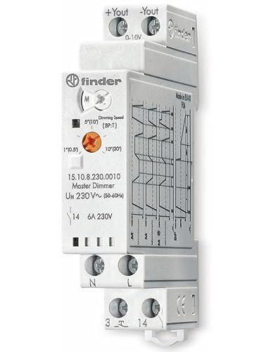 finder serie 15 8.230.0010-1 Dimmer Fuer Hutschiene 1 St. 15.10.8.230.0010 Betriebsspannung:230 V/AC von finder