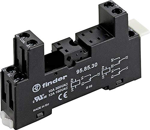 finder 95.85.30 Relaissockel 40.51, 40.52, 40.62 (L x B x H) 81.9 x 15.5 x 46.8 mm 1 St. von finder