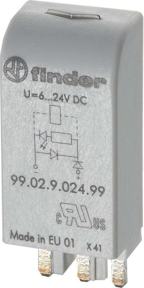 finder Klemmen Finder LED gn + Diode 6.. 24VDC 99.02.9.024.99 von finder