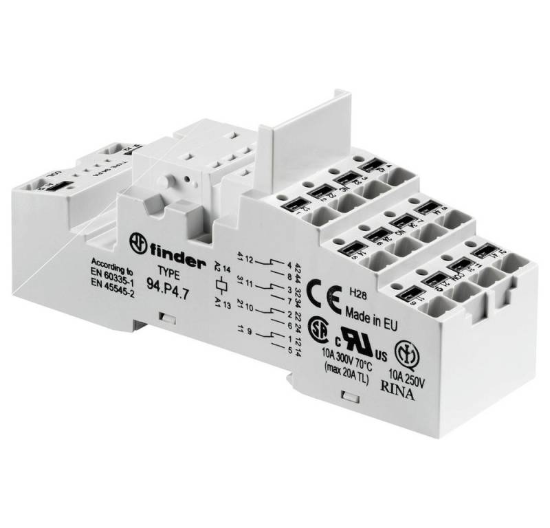 finder Relais-Modul Finder 94.P4.7 Relaissockel (L x B x H) 46 x 31 x 95.5 mm 1 St., (94.P4.7) von finder