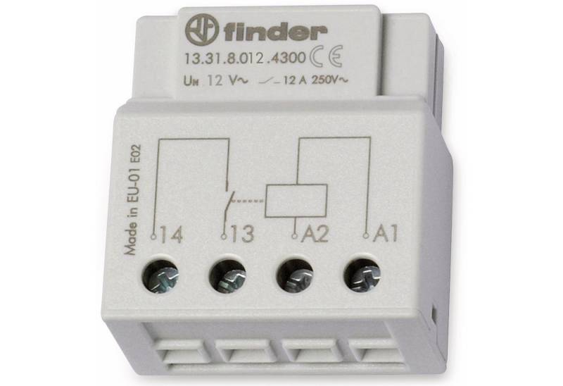 finder Verteilerbox FINDER Schaltrelais 12 V~, 12 A, 13.31.8.012.4300 von finder