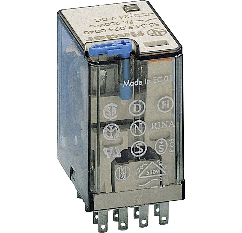 finder Zeitrelais Finder 55.34.9.024.0090 Steckrelais 24 V/DC 7 A 4 Wechsler 1 St., (55.34.9.024.0090) von finder