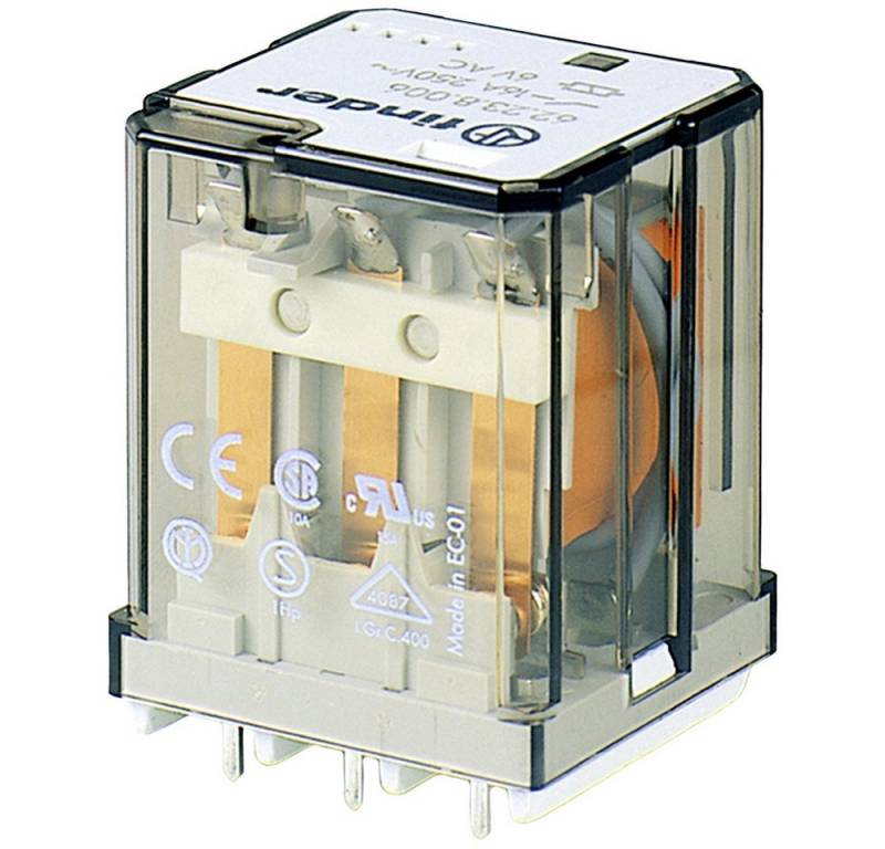 finder Zeitrelais Finder 62.23.9.012.4000 Printrelais 12 V/DC 16 A 3 Wechsler 1 St., (62.23.9.012.4000) von finder