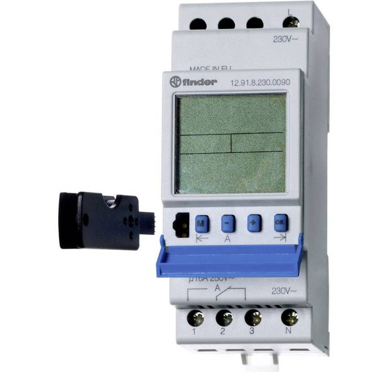 finder Zeitschaltuhr Finder 12.91.8.230.0090 Zeitschaltuhr für Hutschiene 230 V/AC Tagespr, 12.91.8.230.0090 finder Zeitschaltuhr Finder 12.91.8.230.0090 Zeitschaltuhr für Hutschiene 230 V/AC Tagespr, 12.91.8.230.0090 von finder