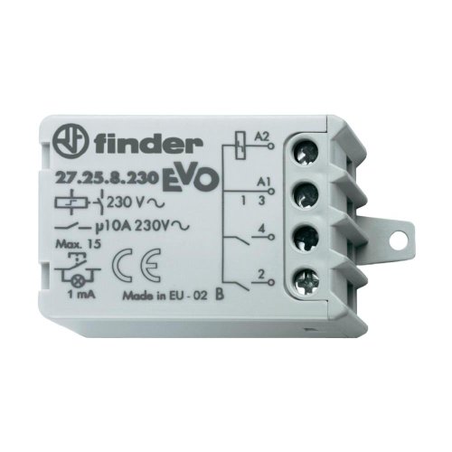 finder serie 27 Stromstoß-Schalter Unterputz 27.25.8.230.0000 2 Schließer 230 V/AC 10A 2300 VA 1St von Finder