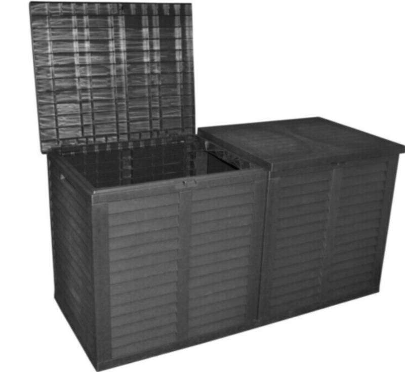 finehomegarden Auflagenbox XXL Kissenbox 750 Liter Fassungsvermögen 155x66x80cm Gartenbox (1 St), anthrazit Aufbewahrungsbox Gartenkissen / Sperrgut von finehomegarden