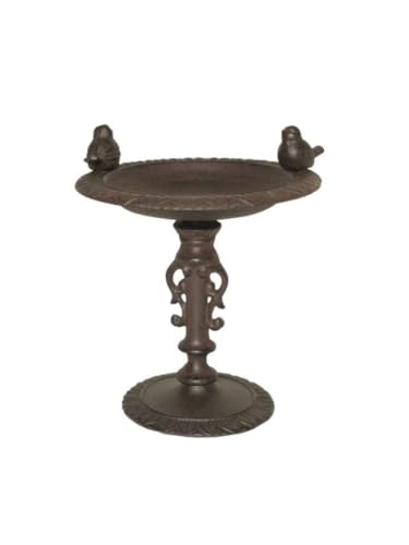 finehomegarden Vogeltränke auf Fuß 2Vögel Gusseisen braun Vintage Ø19,5cm H22cm Futterstation Futterplatz finehomegarden Vogeltränke auf Fuß 2Vögel Gusseisen braun Vintage Ø19,5cm H22cm Futterstation Futterplatz von finehomegarden